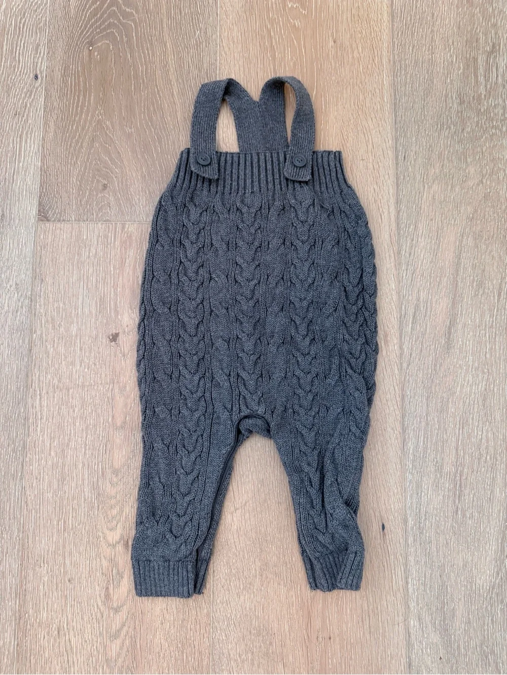 GAP Cable Knit Overalls 3-6M